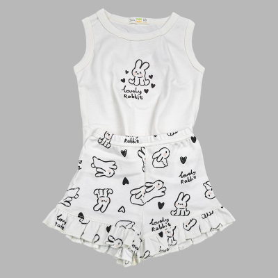 Комплект Lovely Rabbit Футболка и шорты Чуди Кидс 376125-12К молочный 01